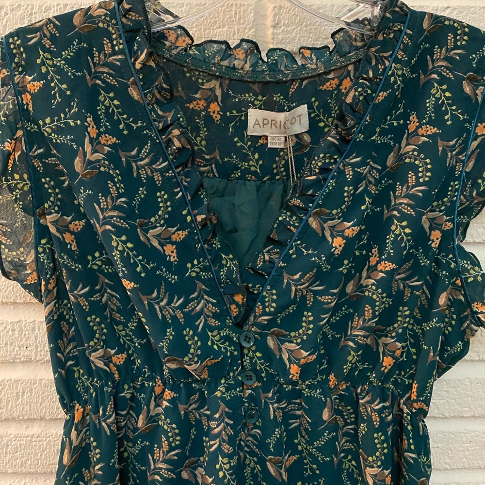 Green Floral Dress